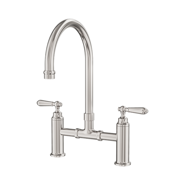 Nero York Bridge Kitchen Set Brushed Nickel - NR692107bBN