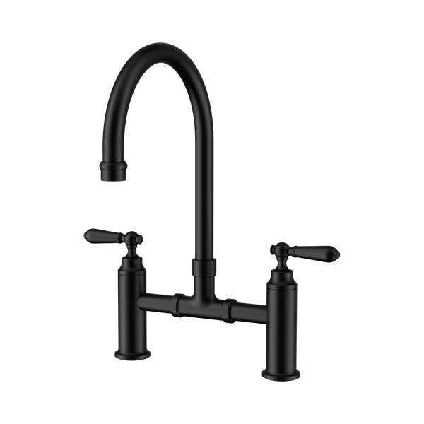 Nero York Bridge Kitchen Set Matte Black - NR692107bMB