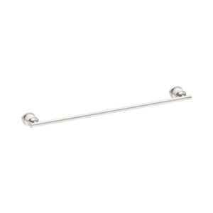 Nero York Single Towel Rail 600mm Brushed Nickel - NR6924BN