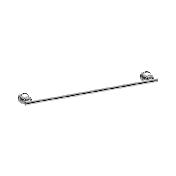 Nero York Single Towel Rail 600mm Chrome - NR6924CH