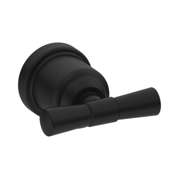 Nero York Robe Hook Matte Black - NR6982MB