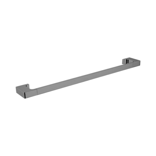 NR8024GM-Pearl-Single-Towel-Rail-600mm-Gun-Metal-Thumb.png Nero Pearl Single Towel Rail 600mm Gun Metal - NR8024GM