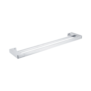 Nero Pearl Double Towel Rail 600mm Chrome - NR8024dCH