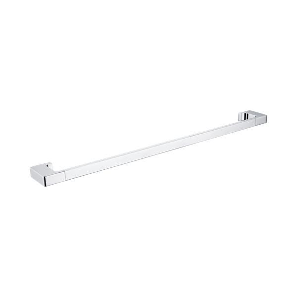 Nero Pearl Single Towel Rail 800mm Chrome - NR8030CH