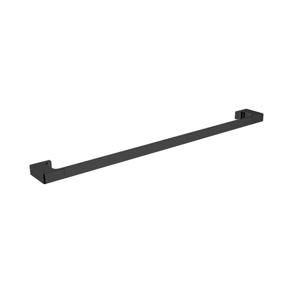 Nero Pearl Single Towel Rail 800mm Matte Black - NR8030MB