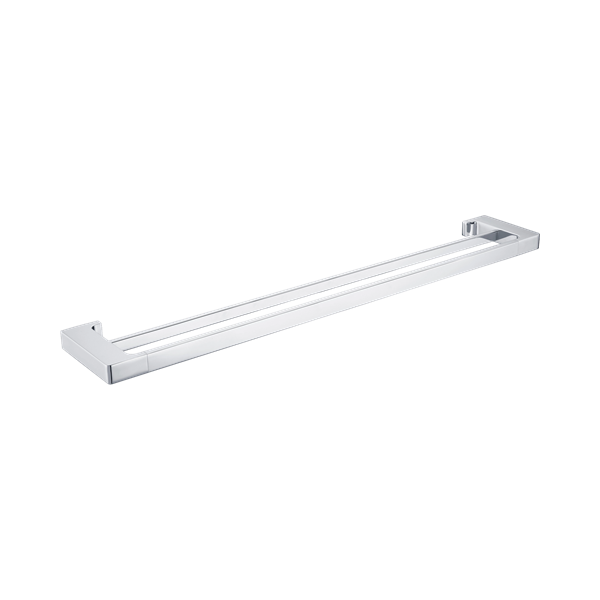 Nero Pearl Double Towel Rail 800mm Chrome - NR8030dCH