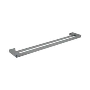 Nero Pearl Double Towel Rail 800mm Gun Metal - NR8030dGM