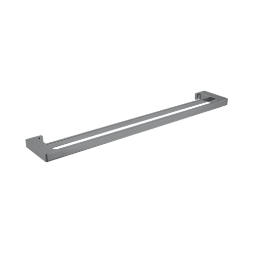 NR8030dGM-Pearl-Double-Towel-Rail-800mm-Gun-Metal-Thumb.png Nero Pearl Double Towel Rail 800mm Gun Metal - NR8030dGM