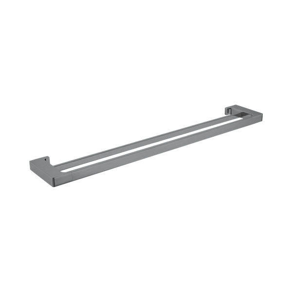 Nero Pearl Double Towel Rail 800mm Gun Metal - NR8030dGM
