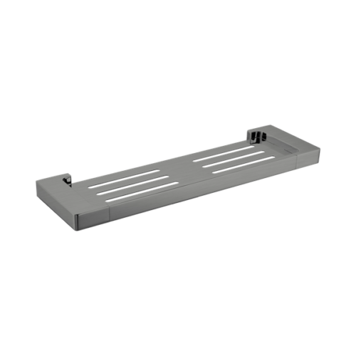 NR8087aGM-Pearl-Metal-Shower-Shelf-Gun-Metal-Thumb.png Nero Pearl Metal Shower Shelf Gun Metal - NR8087aGM