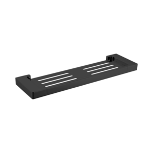 Nero Pearl Metal Shower Shelf Matte Black - NR8087aMB