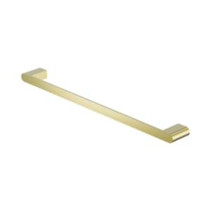 Nero Bianca Single Towel Rail 600mm Brushed Gold - NR9024BG