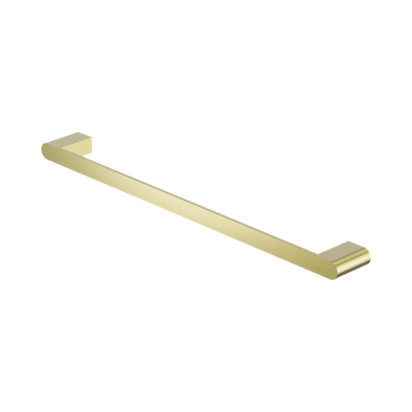 Nero Bianca Single Towel Rail 600mm Brushed Gold - NR9024BG