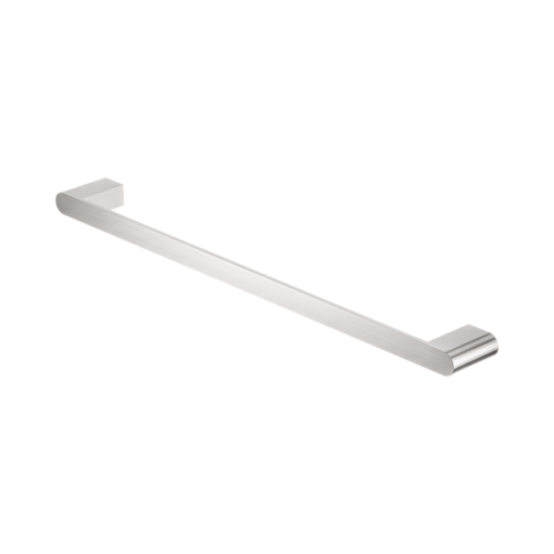 Nero Bianca Single Towel Rail 600mm Brushed Nickel - NR9024BN