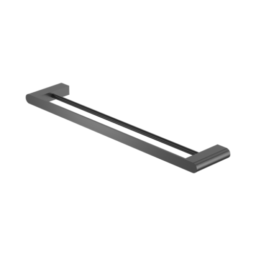 NR9024dGM-Bianca-Double-Towel-Rail-600mm-Gun-Metal-Thumb.png Nero Bianca Double Towel Rail 600mm Gun Metal - NR9024dGM