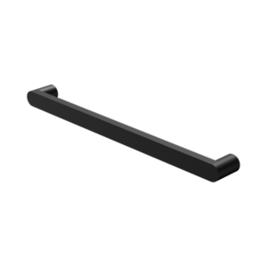 Nero Bianca 240V Single Heated Towel Rail Matte Black - NR9025hMB