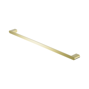 Nero Bianca Single Towel Rail 800mm Brushed Gold - NR9030BG