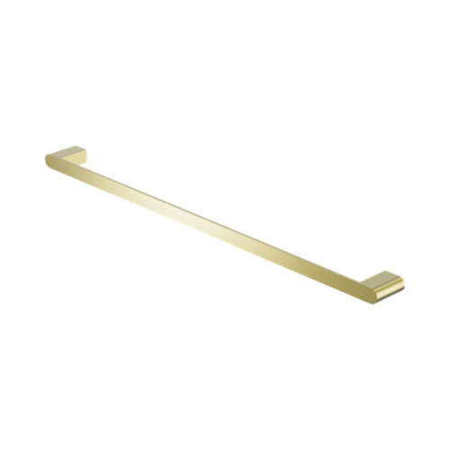 Nero Bianca Single Towel Rail 800mm Brushed Gold - NR9030BG