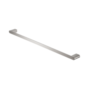 Nero Bianca Single Towel Rail 800mm Brushed Nickel - NR9030BN