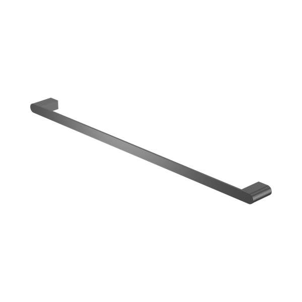 Nero Bianca Single Towel Rail 800mm Gun Metal - NR9030GM