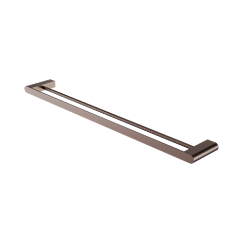 NR9030dBZ-Bianca-Double-Towel-Rail-800mm-Brushed-Bronze-Thumb.png Nero Bianca Double Towel Rail 800mm Brushed Bronze - NR9030dBZ