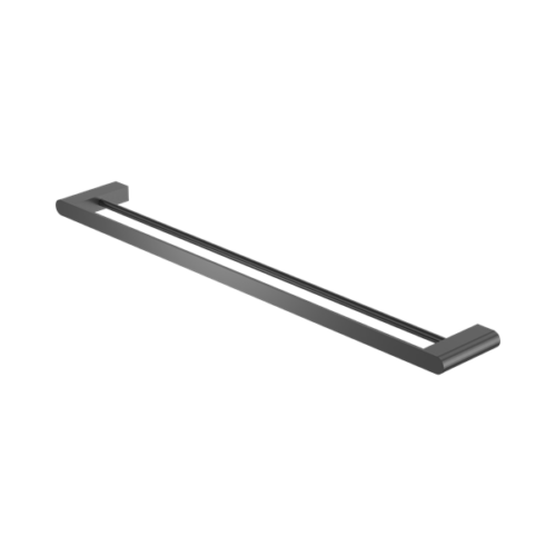 NR9030dGM-Bianca-Double-Towel-Rail-800mm-Gun-Metal-Thumb.png Nero Bianca Double Towel Rail 800mm Gun Metal - NR9030dGM