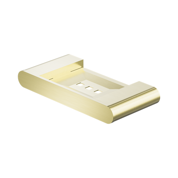 Nero Bianca Soap Dish Holder Brushed Gold - NR9081BG