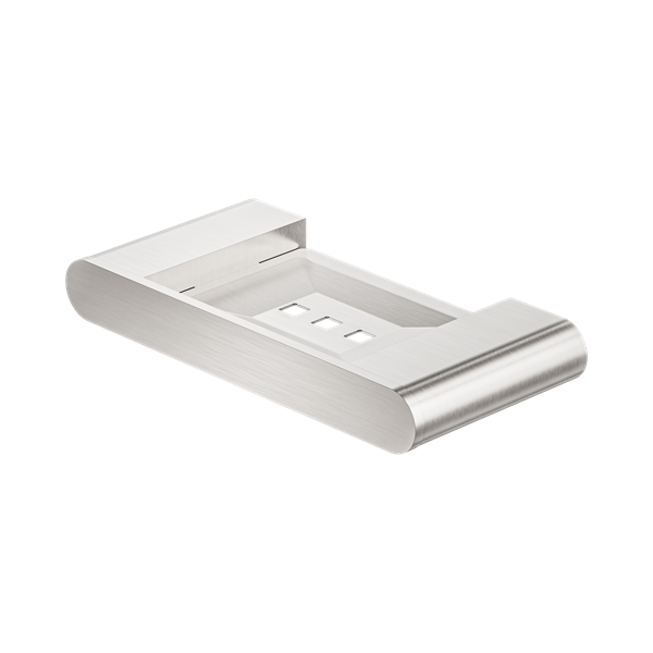 Nero Bianca Soap Dish Holder Brushed Nickel - NR9081BN