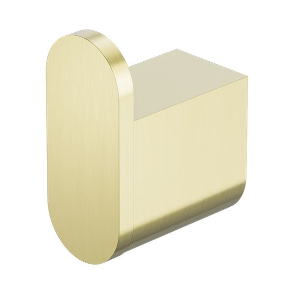 Nero Bianca Robe Hook Brushed Gold - NR9082BG
