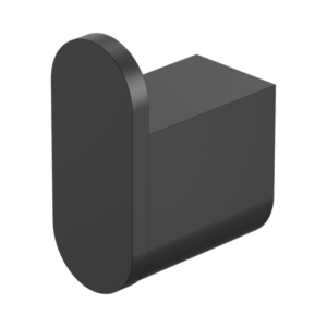 Nero Bianca Robe Hook Matte Black - NR9082MB