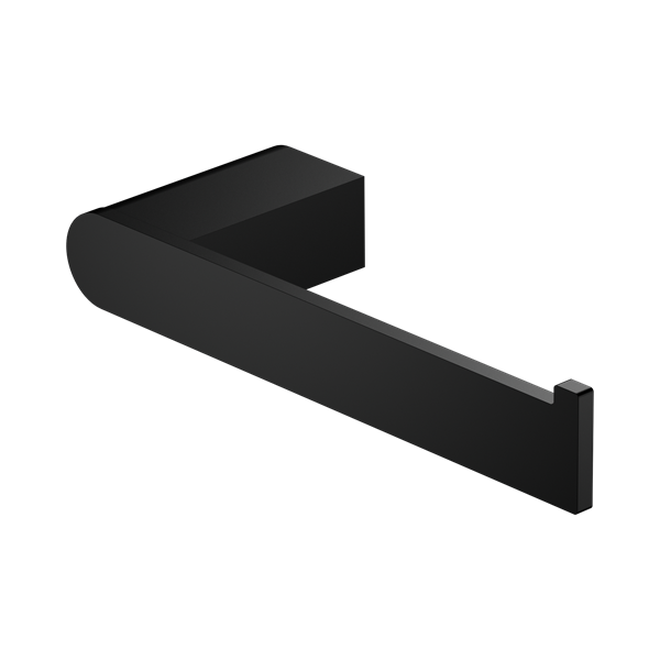 Nero Bianca Toilet Roll Holder Matte Black - NR9086MB