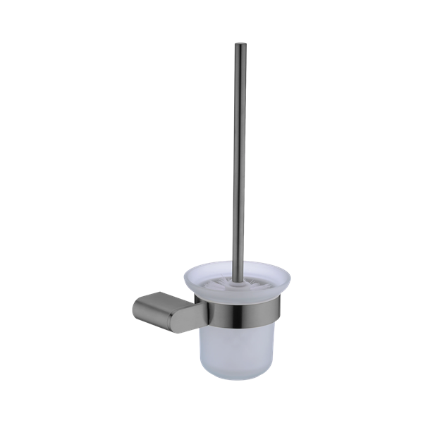 Nero Bianca Toilet Brush Holder Gun Metal - NR9088GM