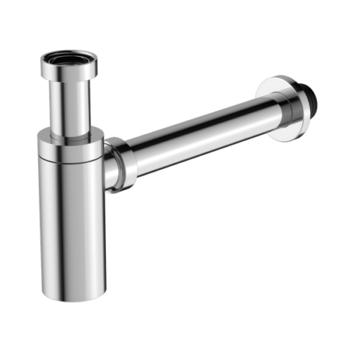 NRA186wCH-40mm-Round-Bottle-Trap-Chrome-Thumb.png Nero 40mm Round Bottle Trap Chrome - NRA186wCH