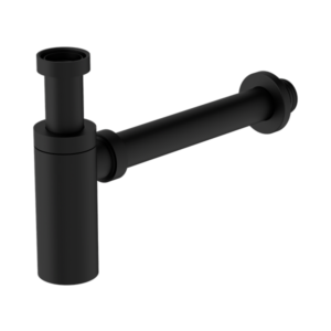 Nero 40mm Round Bottle Trap Matte Black - NRA186wMB