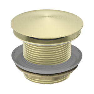Nero 40mm Bath Pop-Up Plug With Removable Waste No Overflow Brushed Gold - NRA707BG