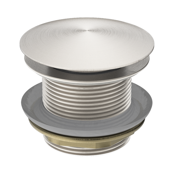 Nero 40mm Bath Pop-Up Plug With Removable Waste No Overflow Brushed Nickel - NRA707BN