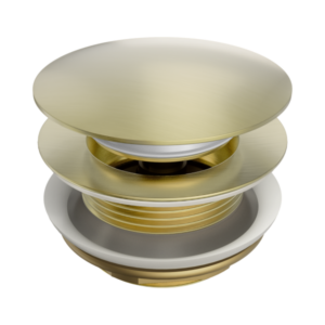 Nero Short Pop Up Bath Waste 40mm Brushed Gold - NRA709BG