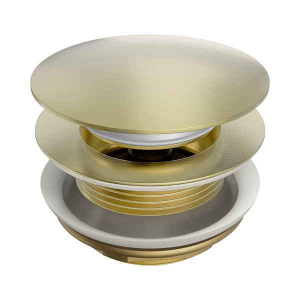 Nero Short Pop Up Bath Waste 40mm Brushed Gold - NRA709BG