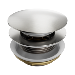 Nero Short Pop Up Bath Waste 40mm Brushed Nickel - NRA709BN