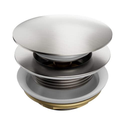 NRA709BN-Short-Pop-Up-Bath-Waste-40mm-Brushed-Nickel-Thumb.png Nero Short Pop Up Bath Waste 40mm Brushed Nickel - NRA709BN