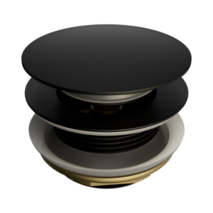 Nero Short Pop Up Bath Waste 40mm Matte Black - NRA709MB