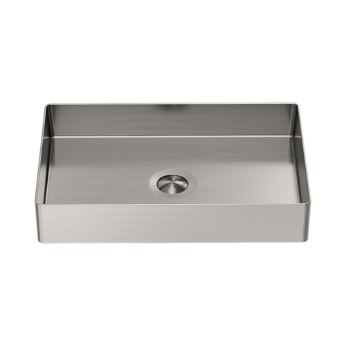 NRB3555BN-Opal-Rectangle-Stainless-Steel-Basin-Brushed-Nickel-Thumb.png Nero Opal Rectangle Stainless Steel Basin Brushed Nickel - NRB3555BN