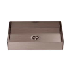 Nero Opal Rectangle Stainless Steel Basin Brushed Bronze - NRB3555BZ