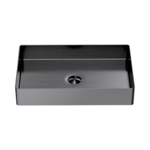 Nero Opal Rectangle Stainless Steel Basin Graphite - NRB3555GR
