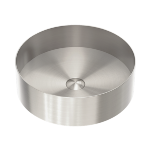 Nero Opal Round 400mm Stainless Steel Basin Brushed Nickel - NRB401rBN