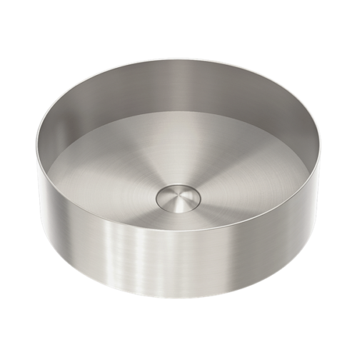 NRB401rBN-Opal-Round-400mm-Stainless-Steel-Basin-Brushed-Nickel-Thumb.png Nero Opal Round 400mm Stainless Steel Basin Brushed Nickel - NRB401rBN