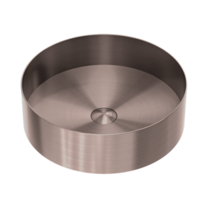 Nero Opal Round 400mm Stainless Steel Basin Brushed Bronze - NRB401rBZ