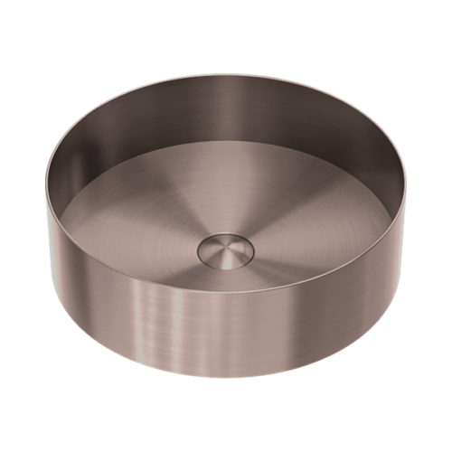 NRB401rBZ-Opal-Round-400mm-Stainless-Steel-Basin-Brushed-Bronze-Thumb.png Nero Opal Round 400mm Stainless Steel Basin Brushed Bronze - NRB401rBZ