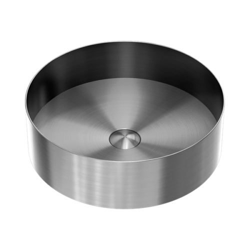 NRB401rGR-Opal-Round-400mm-Stainless-Steel-Basin-Graphite-Thumb.png Nero Opal Round 400mm Stainless Steel Basin Graphite - NRB401rGR