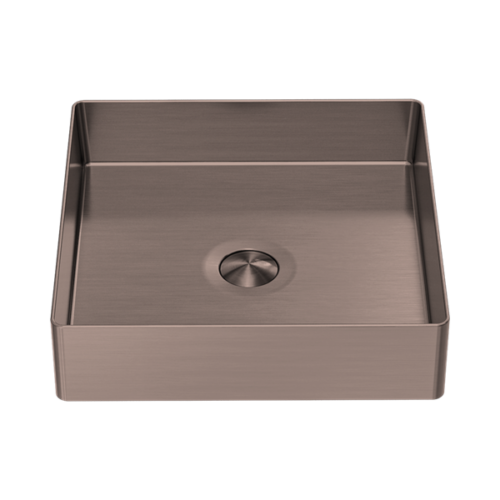 NRB401sBZ-Opal-Square-400mm-Stainless-Steel-Basin-Brushed-Bronze-Thumb.png Nero Opal Square 400mm Stainless Steel Basin Brushed Bronze - NRB401sBZ